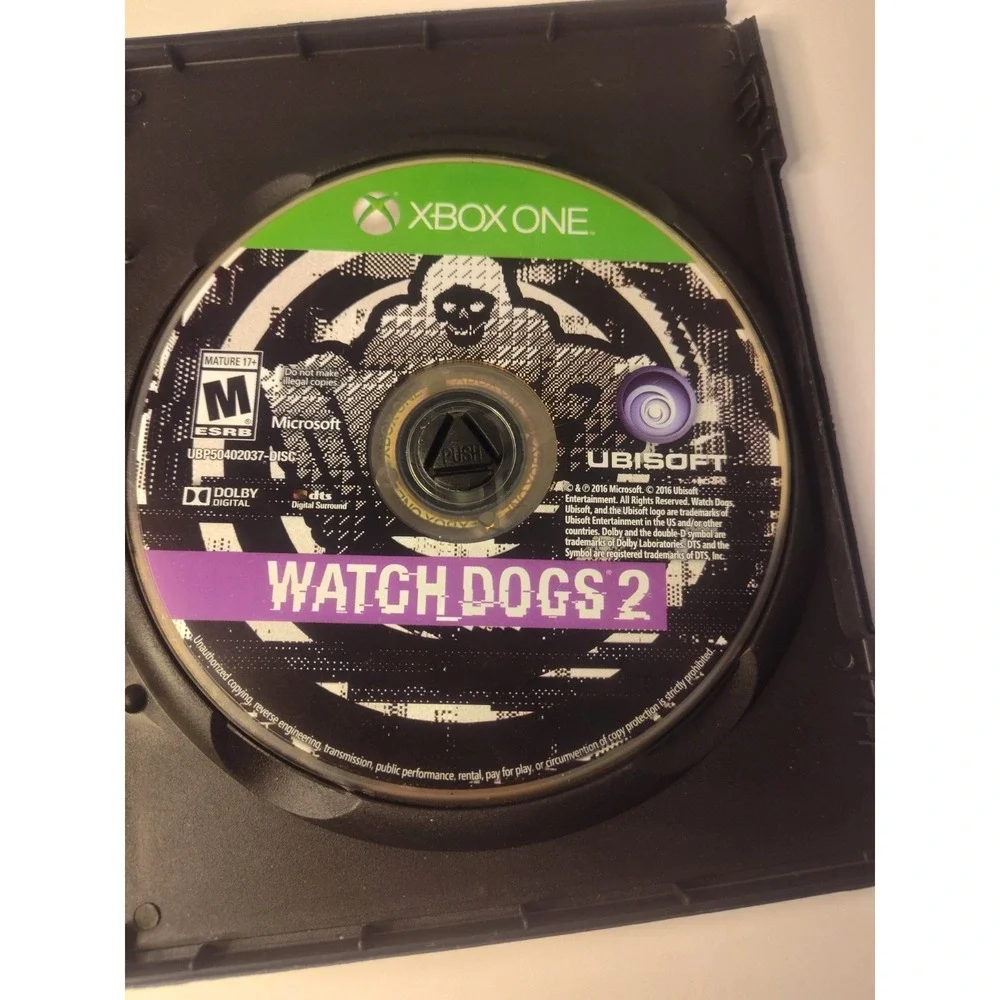Watch Dogs 2 - Microsoft Xbox One/ Tested And Working/ CIB